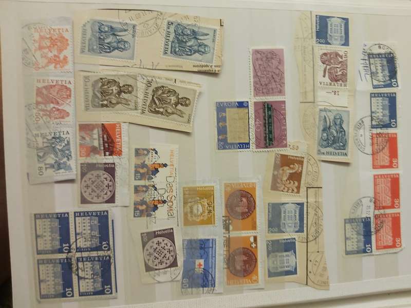 SWITZERLAND STAMPS WITH GOOD CANCELLATIONS