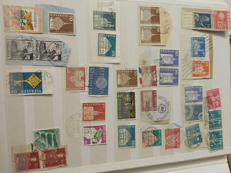 SWITZERLAND STAMPS WITH GOOD CANCELLATIONS