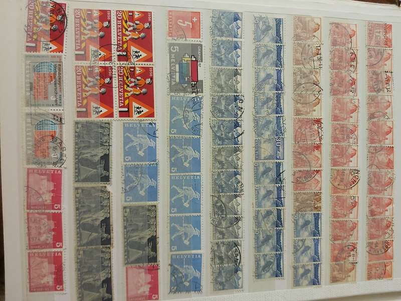 SWITZERLAND STAMPS WITH GOOD CANCELLATIONS