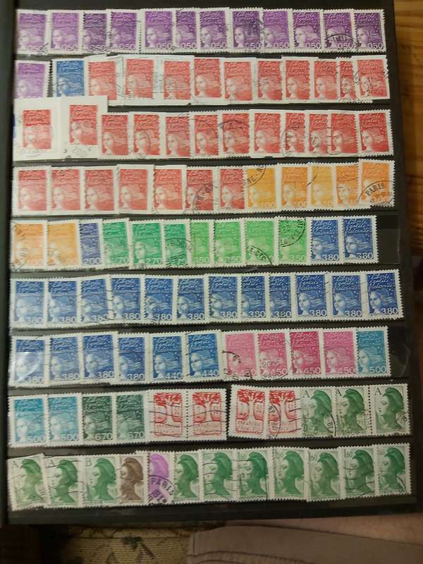 FRANCE STAMPS WITH GOOD CANCELLATIONS