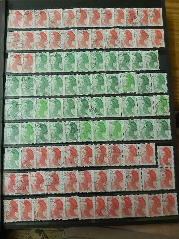 FRANCE STAMPS WITH GOOD CANCELLATIONS