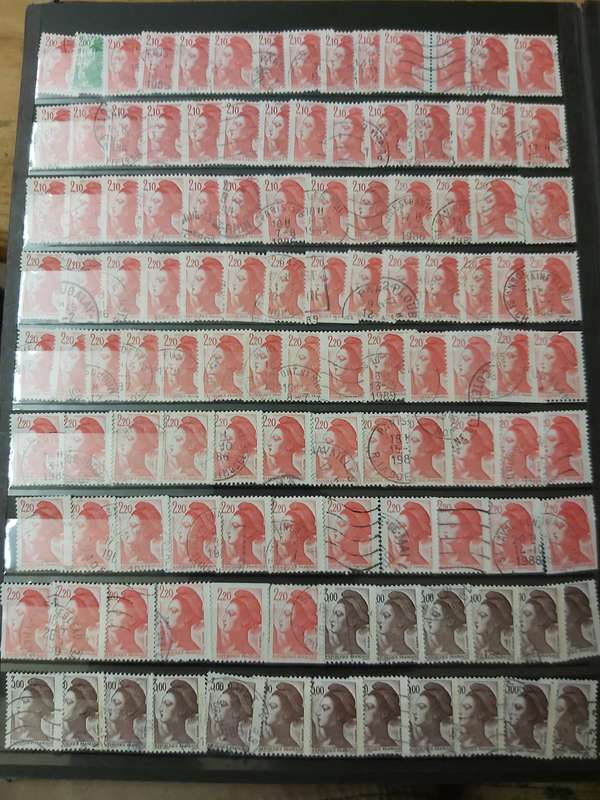 FRANCE STAMPS WITH GOOD CANCELLATIONS