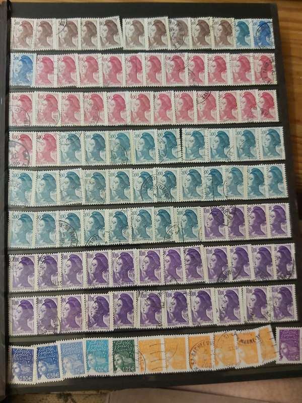 FRANCE STAMPS WITH GOOD CANCELLATIONS