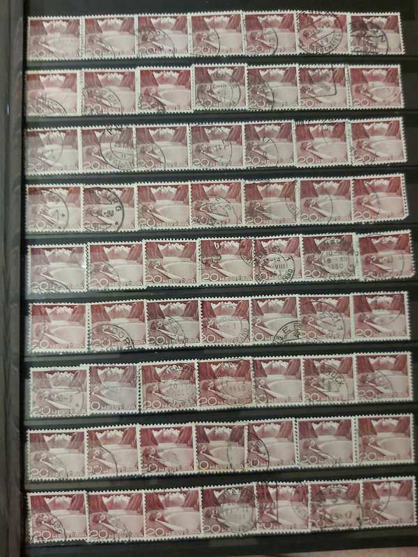 SWITZERLAND STAMPS WITH GOOD CANCELLATIONS