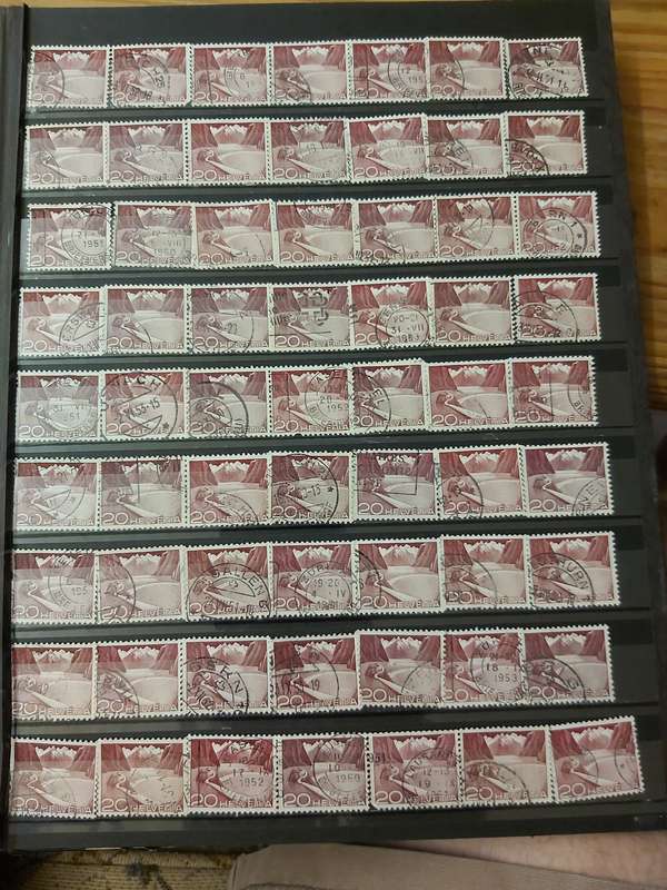 SWITZERLAND STAMPS WITH GOOD CANCELLATIONS