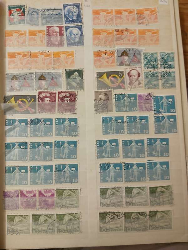 SWITZERLAND STAMPS WITH GOOD CANCELLATIONS