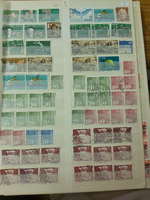 SWITZERLAND STAMPS WITH GOOD CANCELLATIONS