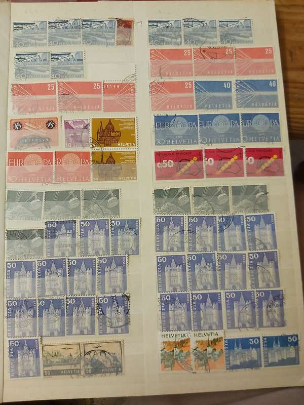 SWITZERLAND STAMPS WITH GOOD CANCELLATIONS