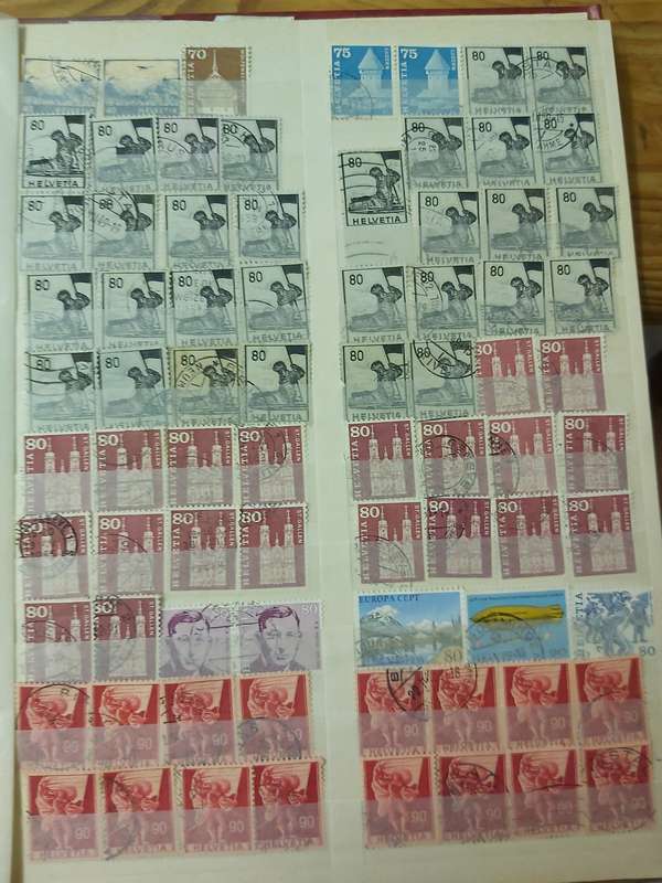 SWITZERLAND STAMPS WITH GOOD CANCELLATIONS