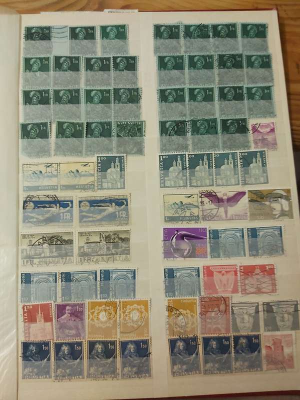 SWITZERLAND STAMPS WITH GOOD CANCELLATIONS