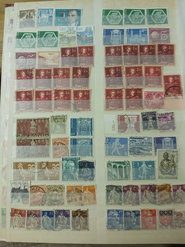 SWITZERLAND STAMPS WITH GOOD CANCELLATIONS