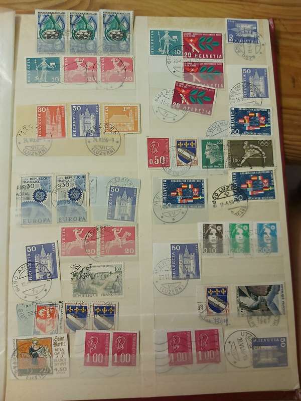 SWITZERLAND STAMPS WITH GOOD CANCELLATIONS