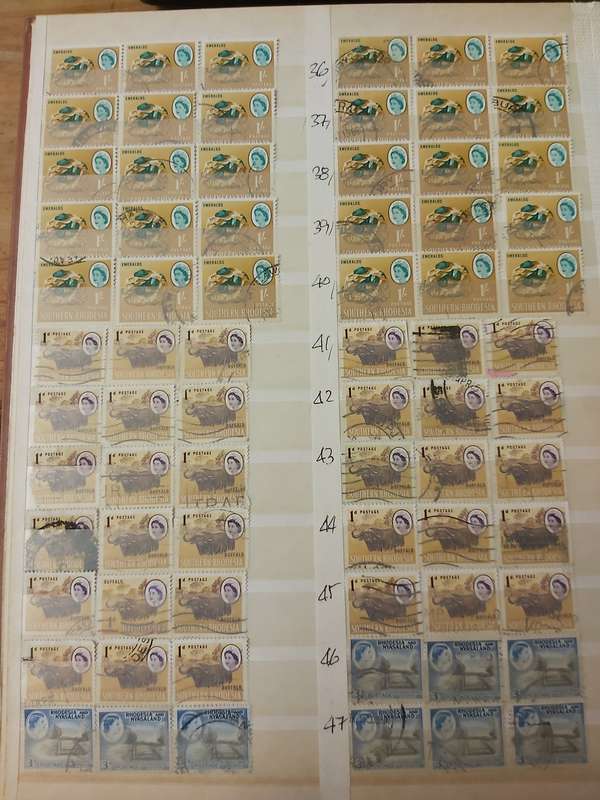 RHODESIA STAMPS SOME GOOD CANCELLATIONS