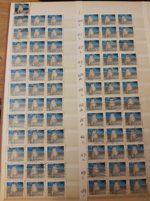 RHODESIA STAMPS SOME GOOD CANCELLATIONS