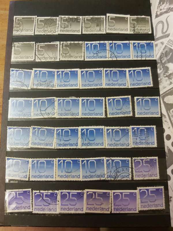 NEDERLAND STAMPS WITH GOOD CANCELLATIONS
