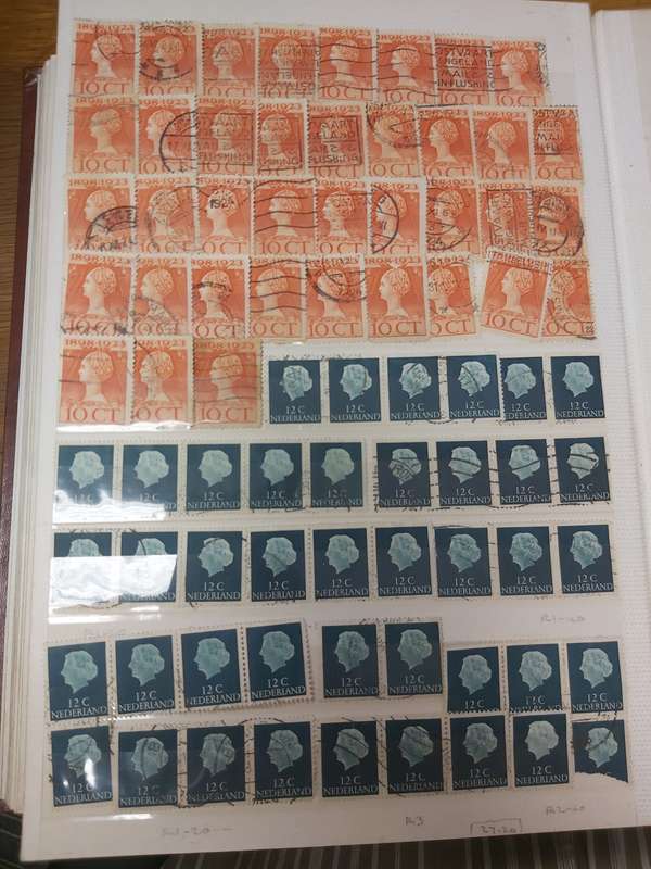 NETHERLANDS STAMPS AND SOME VERY GOOD CANCELLATIONS
