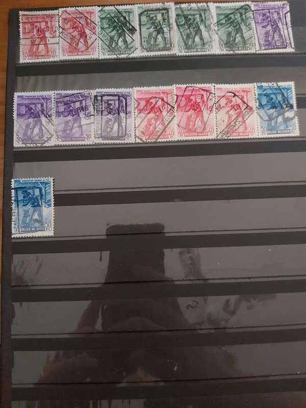 BELGIUM RAILWAY STAMPS