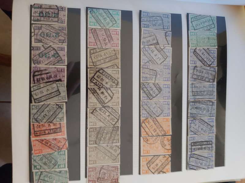 BELGIUM RAILWAY STAMPS