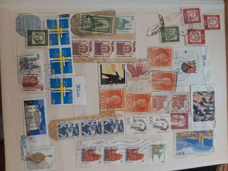 MIXED STAMP CANCELLATIONS