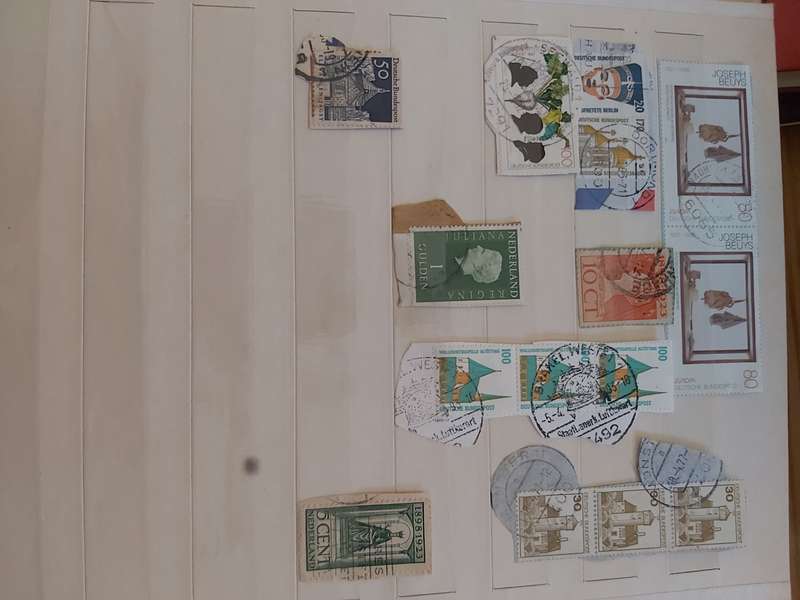 MIXED STAMP CANCELLATIONS