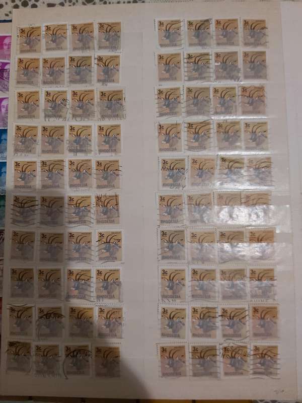 RHODESIA STAMPS SOME GOOD CANCELLATIONS