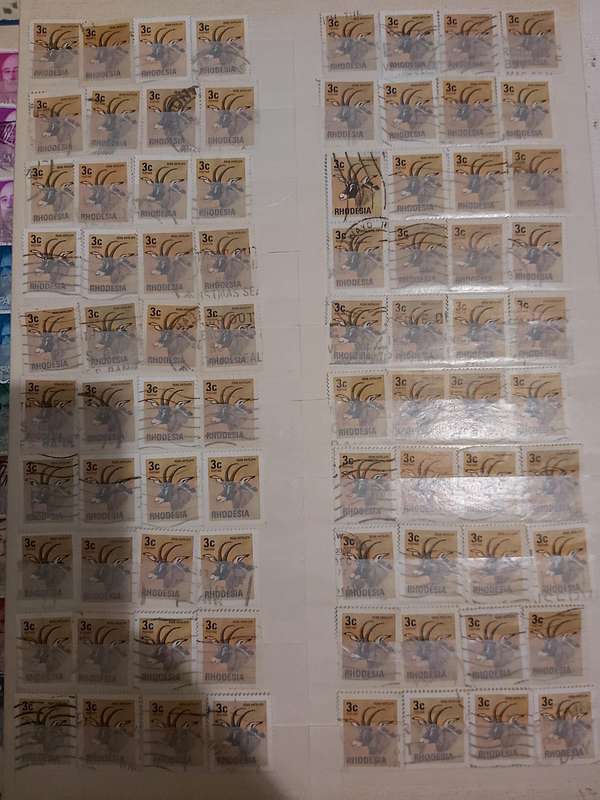 RHODESIA STAMPS SOME GOOD CANCELLATIONS