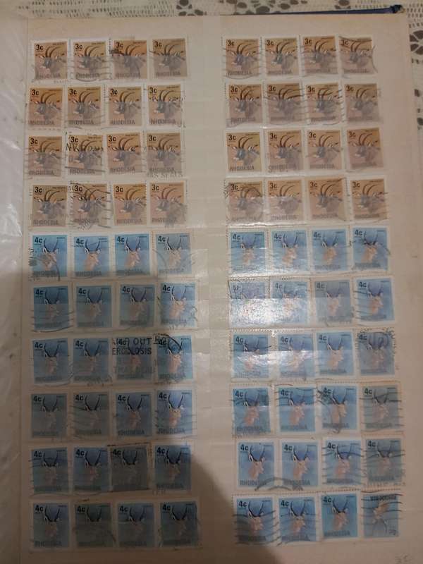 RHODESIA STAMPS SOME GOOD CANCELLATIONS