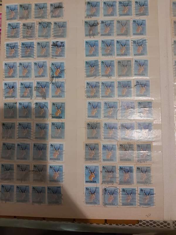 RHODESIA STAMPS SOME GOOD CANCELLATIONS