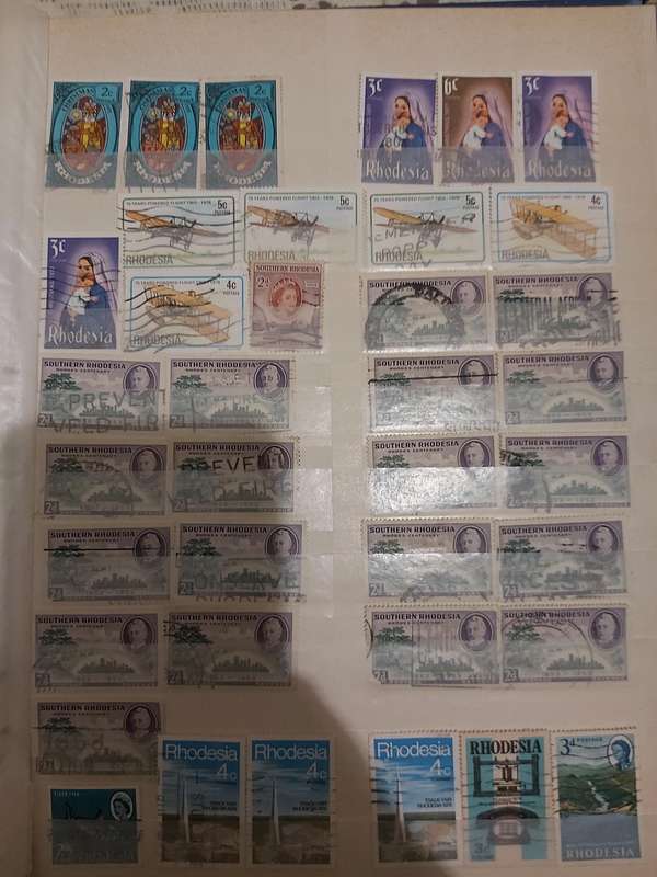 RHODESIA STAMPS SOME GOOD CANCELLATIONS