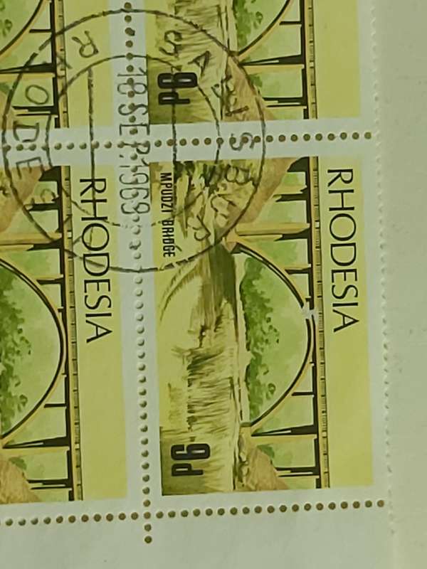 RHODESIA BLOCKS WITH VARIETIES AND ERRORS
