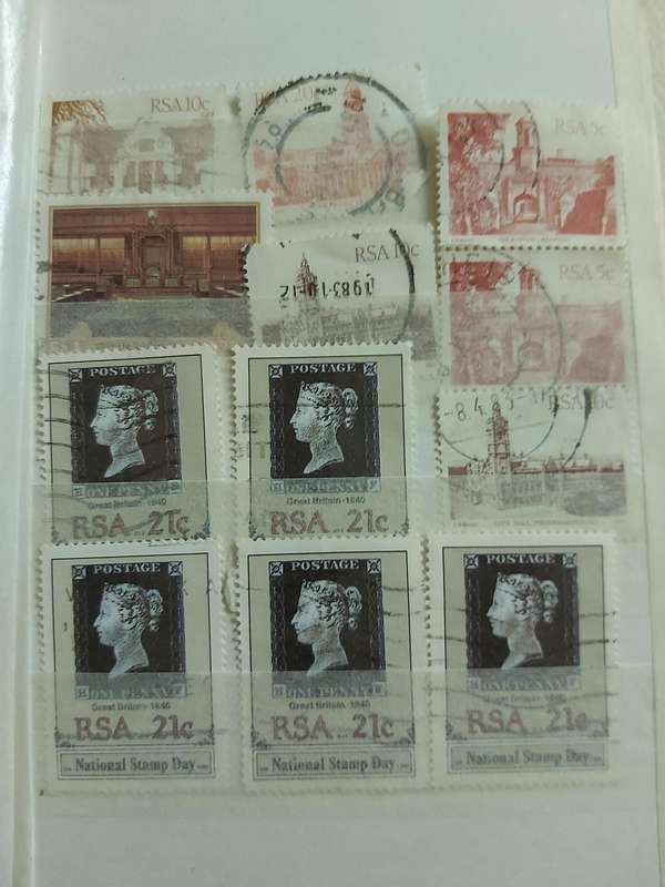 UNIONS AND RSA STAMPS SOME REALLY GOOD POSTMARKS