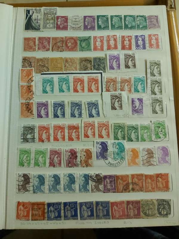 FRANCE STAMPS WITH GOOD CANCELLATIONS