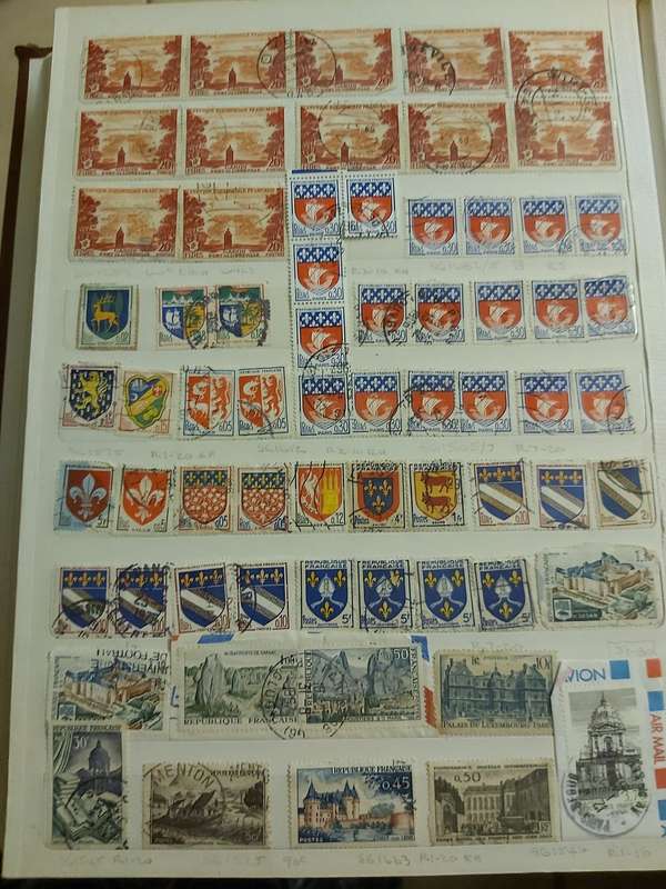 FRANCE STAMPS WITH GOOD CANCELLATIONS