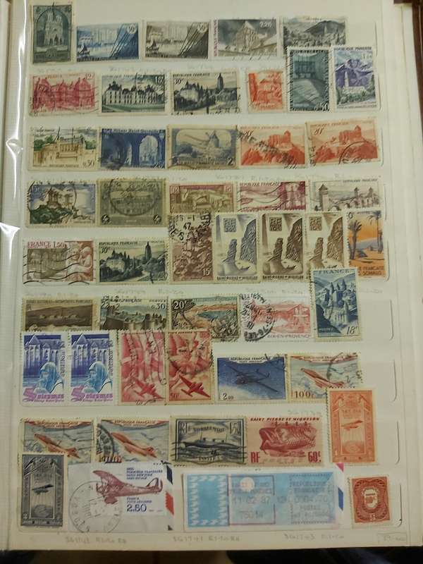 FRANCE STAMPS WITH GOOD CANCELLATIONS