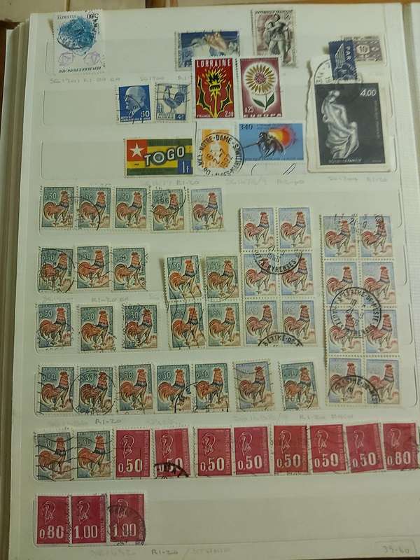 FRANCE STAMPS WITH GOOD CANCELLATIONS