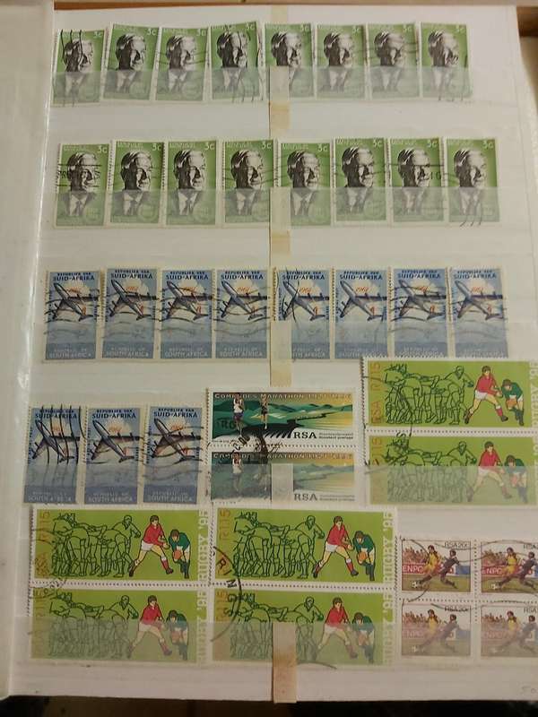 RSA STAMPS SOME GOOD POSTMARKS AND SOME ERRORS