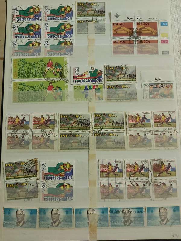 RSA STAMPS SOME GOOD POSTMARKS AND SOME ERRORS
