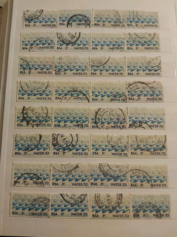 RSA STAMPS SOME GOOD POSTMARKS
