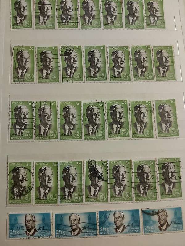 RSA STAMPS SOME GOOD POSTMARKS