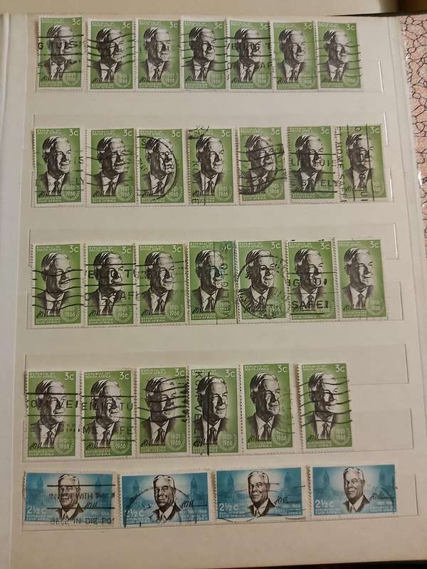 RSA STAMPS SOME GOOD POSTMARKS