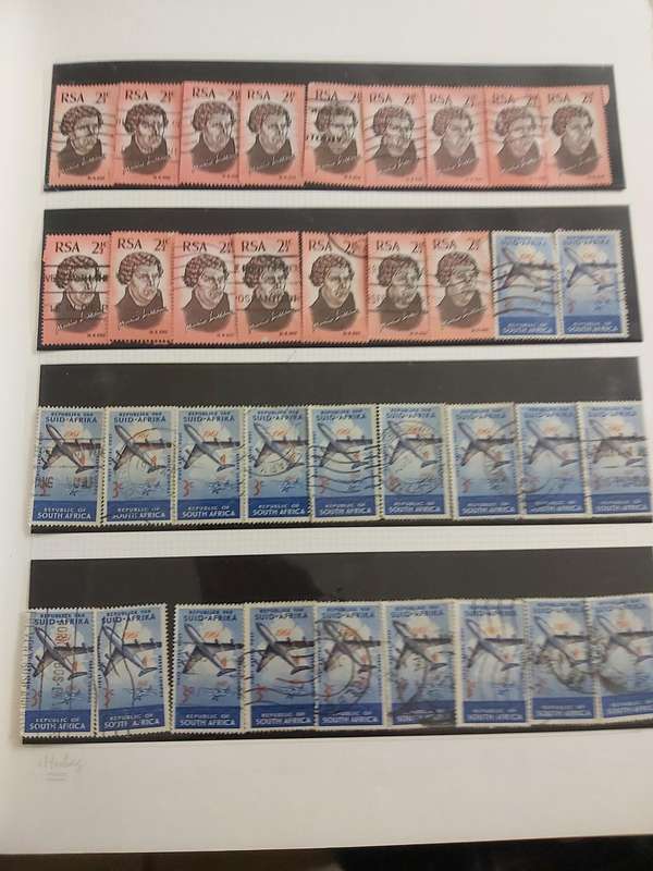 RSA STAMPS WITH SOME VERY GOOD POSTMARKS