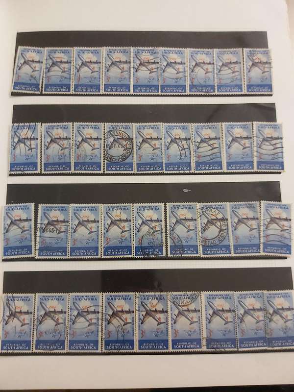 RSA STAMPS WITH SOME VERY GOOD POSTMARKS