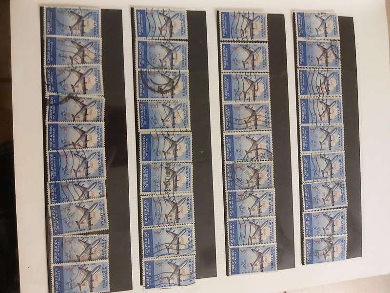 RSA STAMPS WITH SOME VERY GOOD POSTMARKS