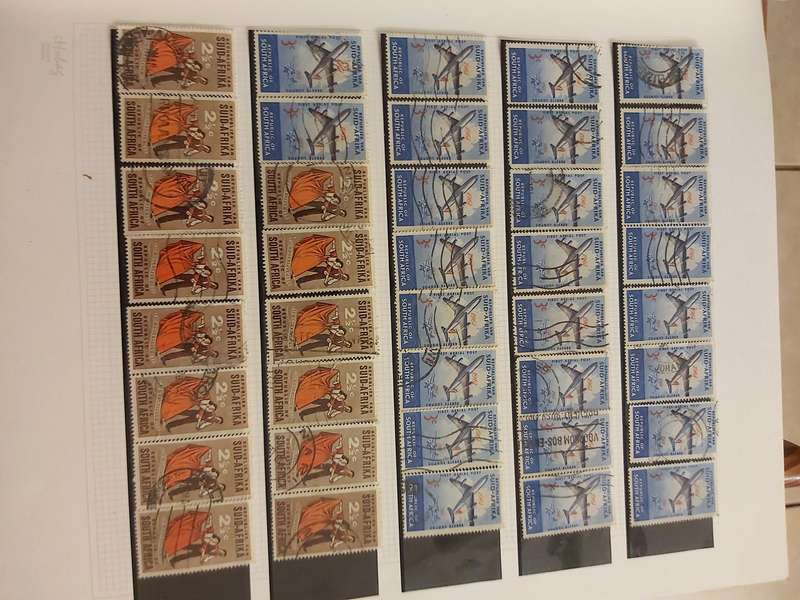 RSA STAMPS WITH SOME VERY GOOD POSTMARKS