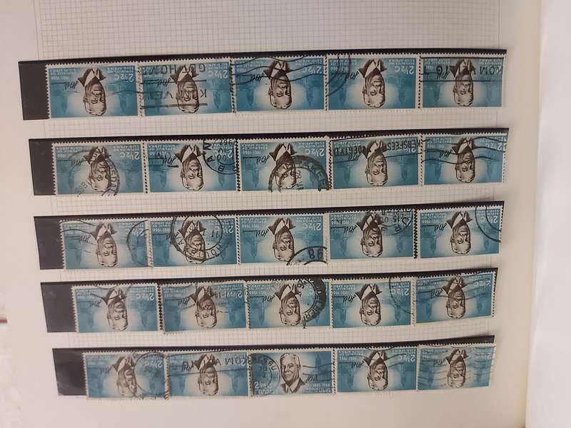 RSA STAMPS WITH SOME VERY GOOD POSTMARKS