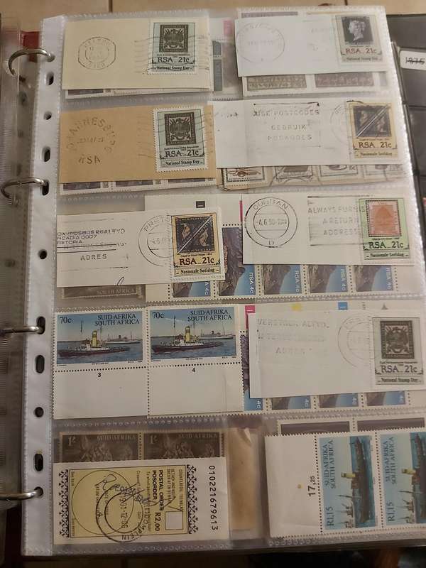 RSA STAMPS WITH SOME VERY GOOD POSTMARKS