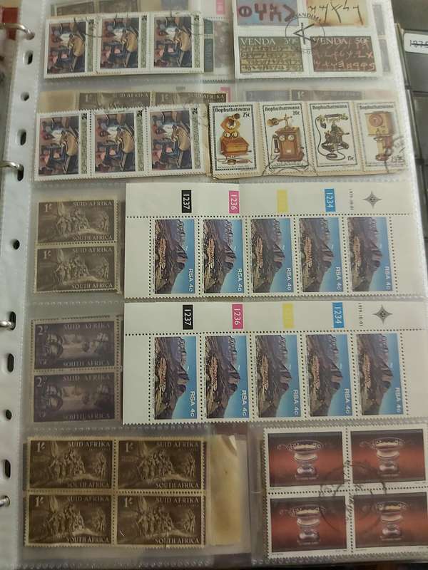 RSA STAMPS WITH SOME VERY GOOD POSTMARKS