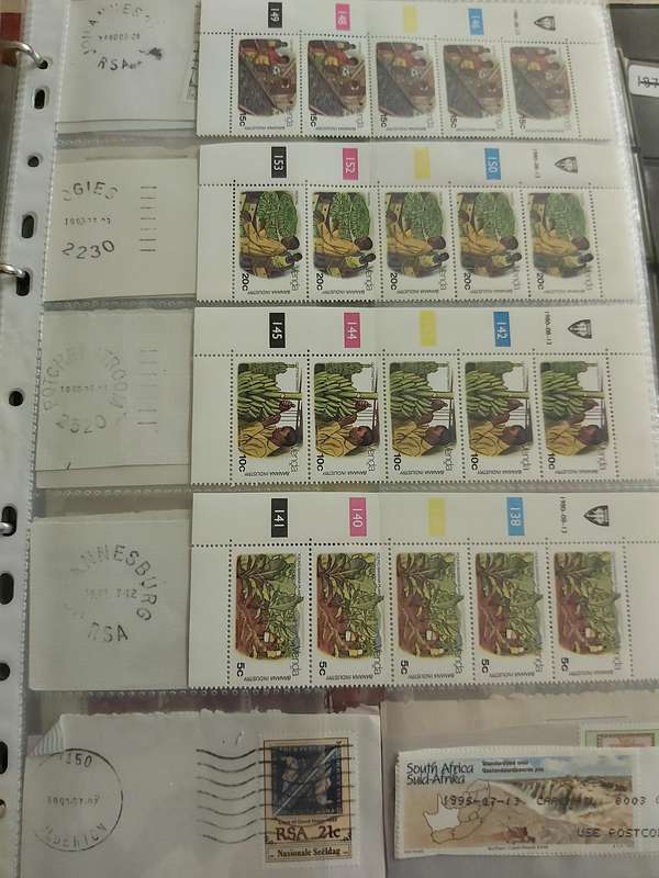 RSA STAMPS WITH SOME VERY GOOD POSTMARKS