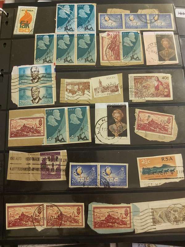 RSA STAMPS WITH SOME VERY GOOD POSTMARKS
