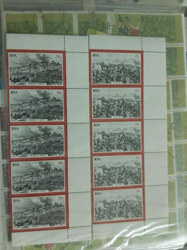 RSA CONTROL BLOCKS AND MINT SHEETS